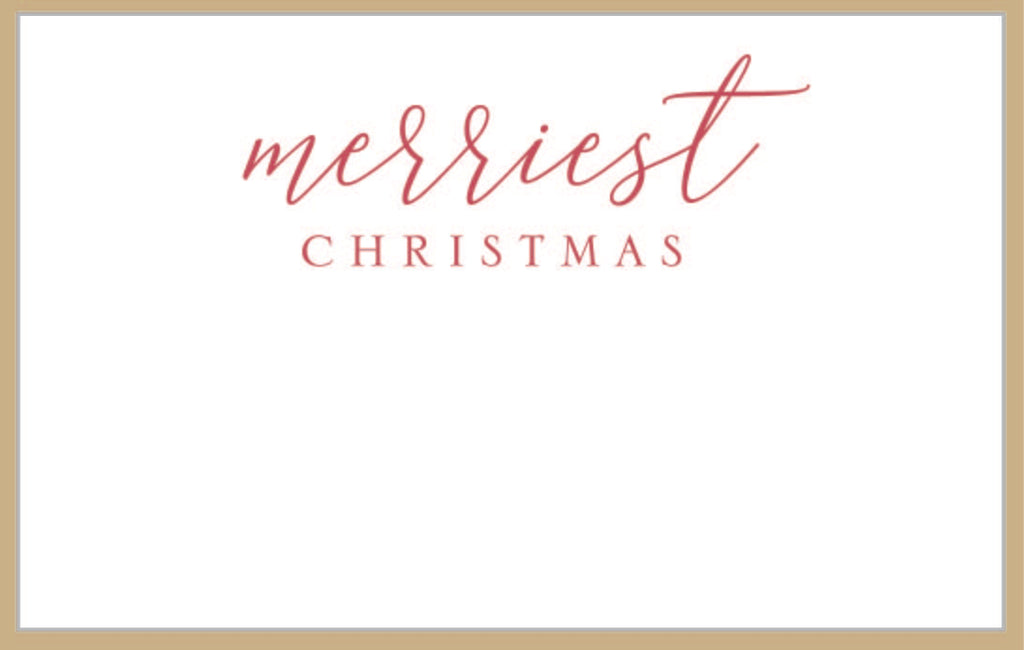 Merriest Christmas Tiny Card