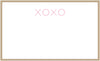 xoxo Tiny Card